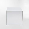 MESA AUXILIAR LUXY MIRROR Plateado - CUADRADO/A