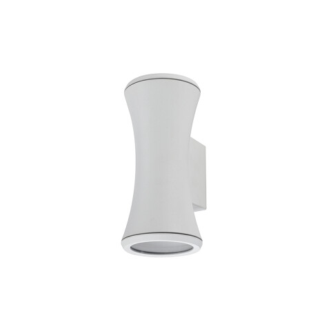 Aplique bidireccional aluminio blanco IP54 2XGU10 IX9816