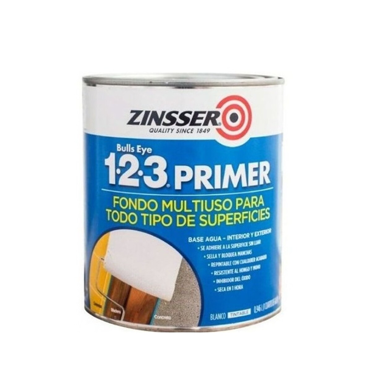 Primer Zinsser 1-2-3 (azulejos) Base agua 3.78 l 