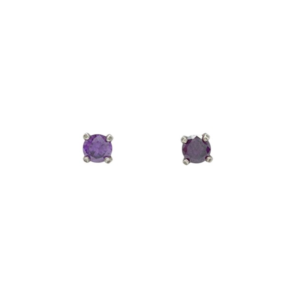 Abridores Zirconia violeta - Plata 925 - Zirconia violeta - AB3033 conpiedra