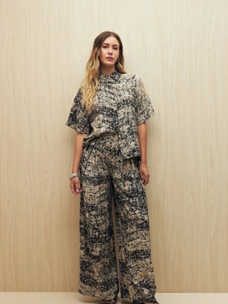 PANTALON ALLIE FIENNES NEG BEIG