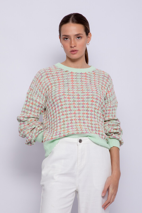 SWEATER BENJA Verde Pastel