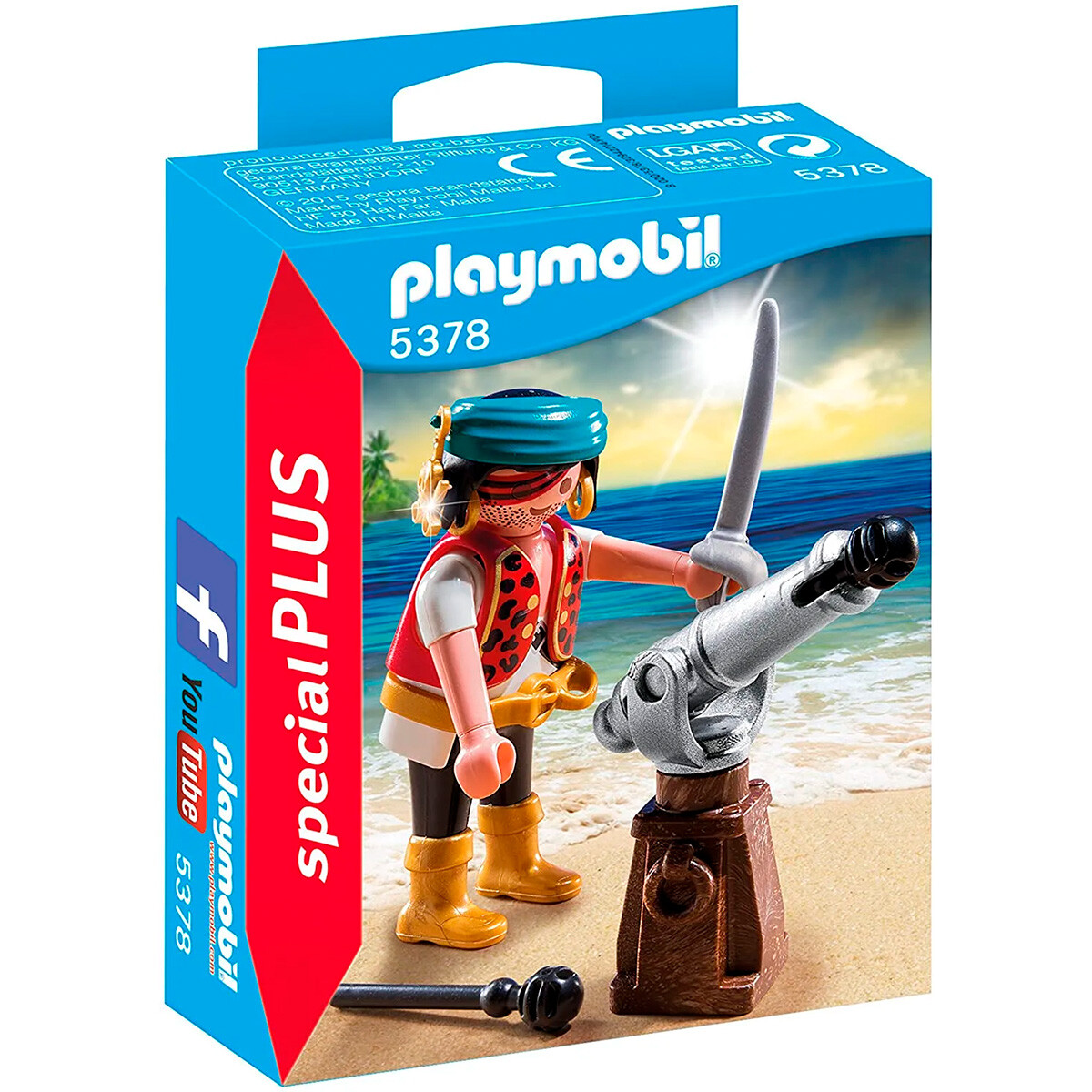Playmobil Special Plus Figura Pirata 7cm + Accesorios 
