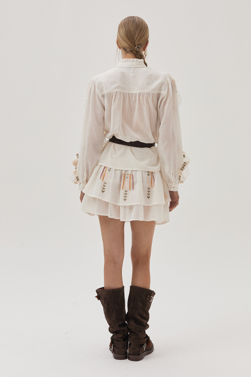 Blusa Blossom Blanco