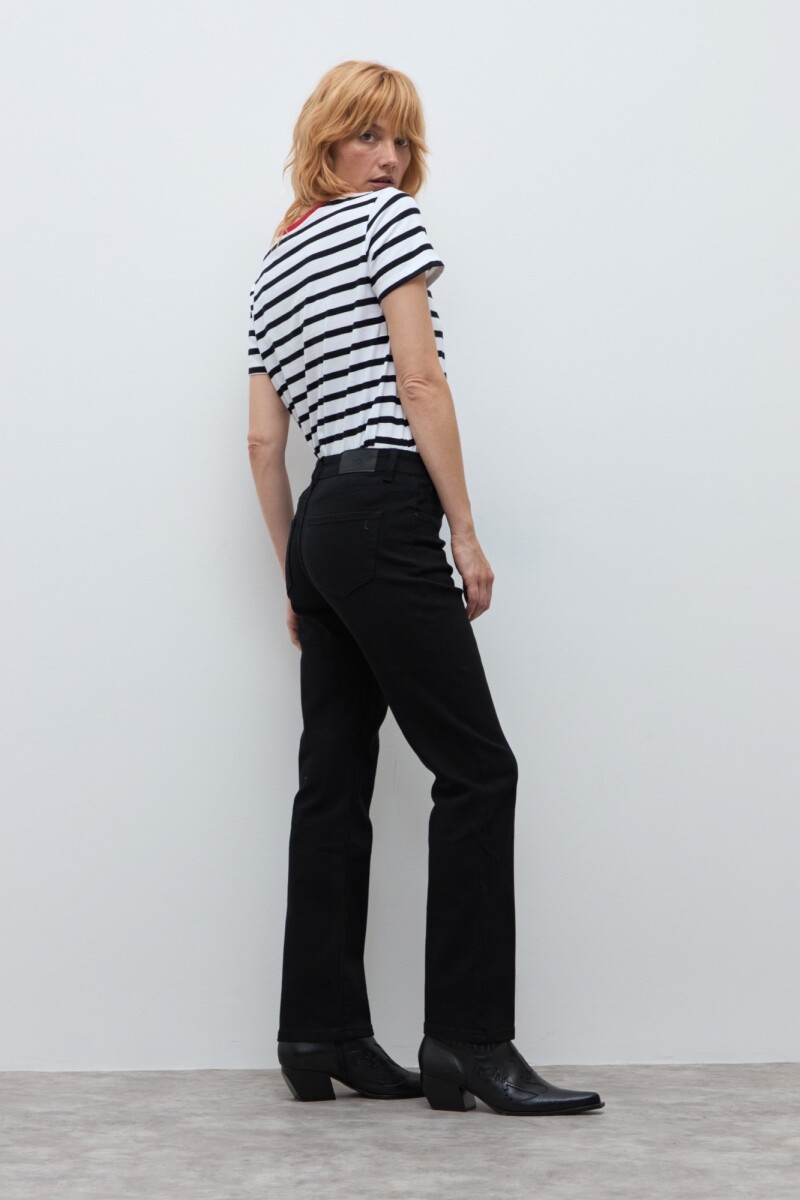Pantalón recto Amy negro