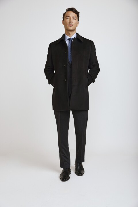 ABRIGO CARCOAT NEGRO