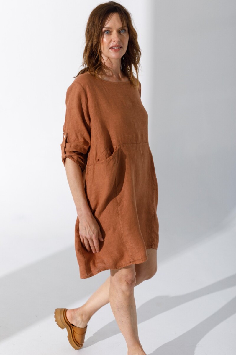 Vestido New Cocota Camel