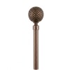 VARA METAL BRONCE P/CORTINA 122-218CM Unica