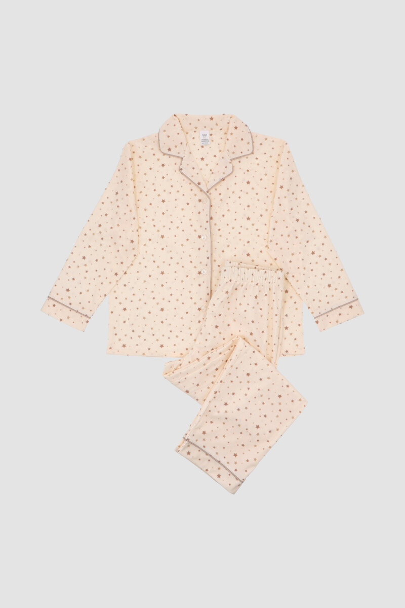 Pijama wincy estrellas Beige