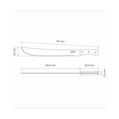 Cuchillo machete Tramontina 16'' Cuchillo machete Tramontina 16''