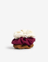 Skunzies Texturada Set De Scrunchies De Corderoy - Combinacion Tricolor