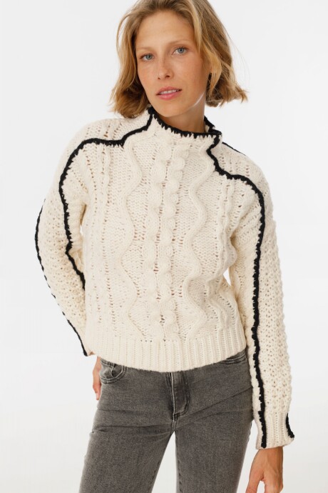 Sweater Maxima Crudo
