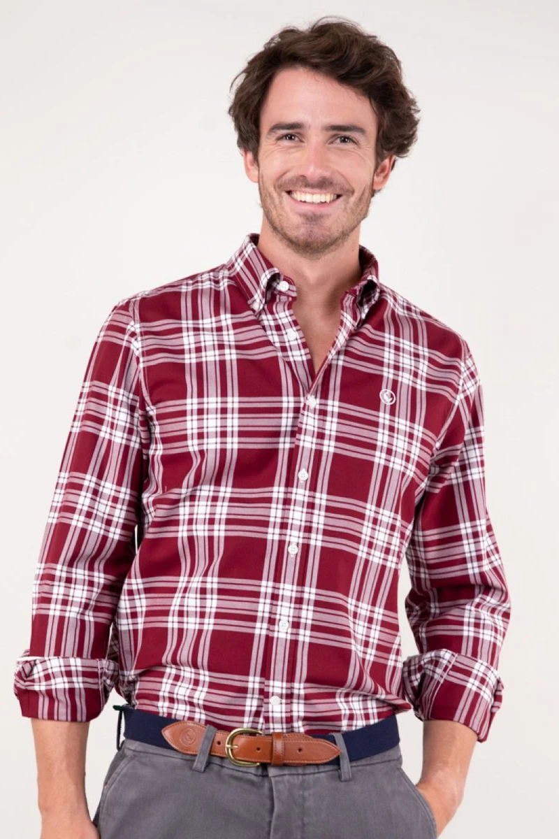 Camisa Tartán El Ganso Roja