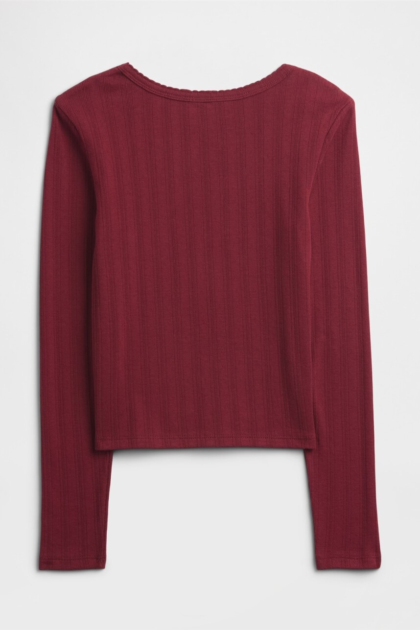 Remera Rib Niña Red Delicious