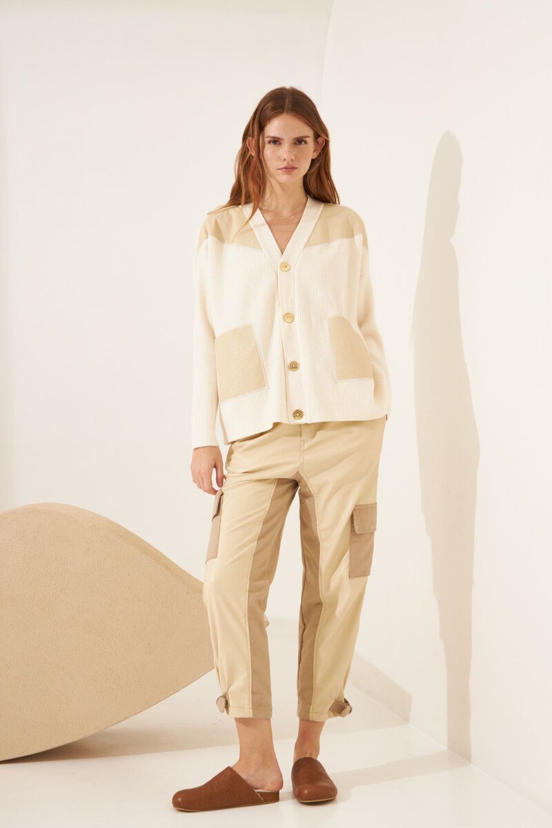CARDIGAN MARGOT - CRUDO 