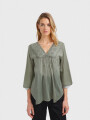 Blusa Lais Verde Grisaceo
