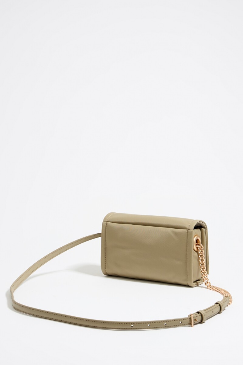 Bolso bandolera solapa mini Negro