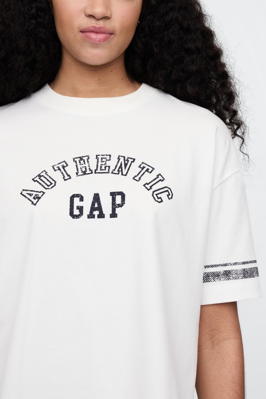 Remera Mini Logo Cropped Mujer New Off White