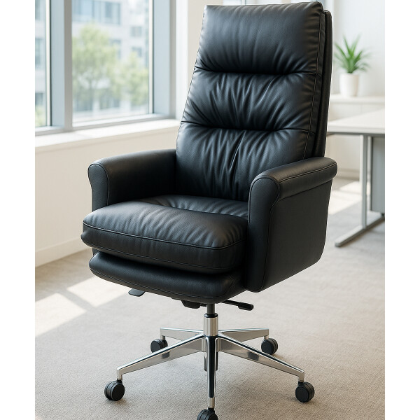 Silla giratoria ejecutiva Boss Negro
