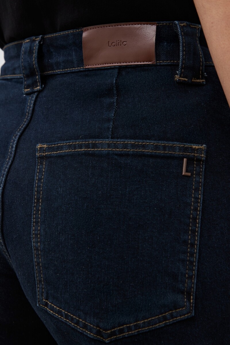 Bermuda de jean jean oscuro