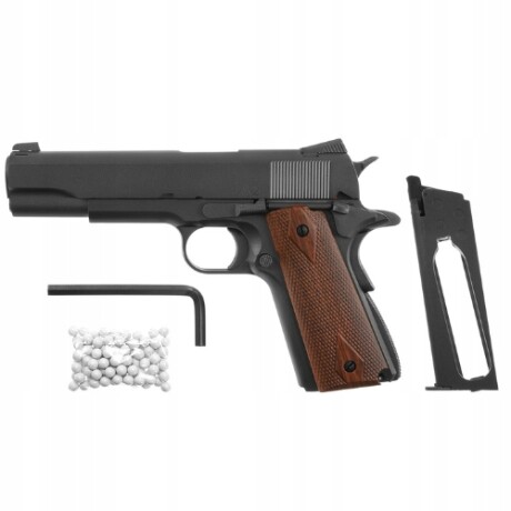 Marcadora Pistola Dan Wesson A2 Full Metal - ASG Negro