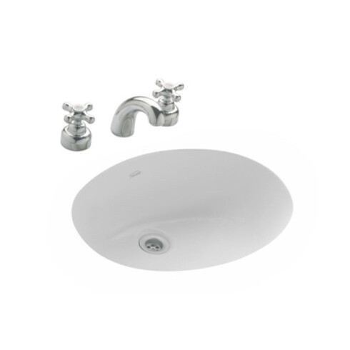 Bacha Circular De Loza Blanca Para Empotrar 000
