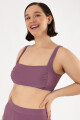 Top chelsea liso Violeta media noche