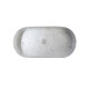 Bacha Ovalada De Apoyo Marmolada Linea Tibar 82X41.5X13.5