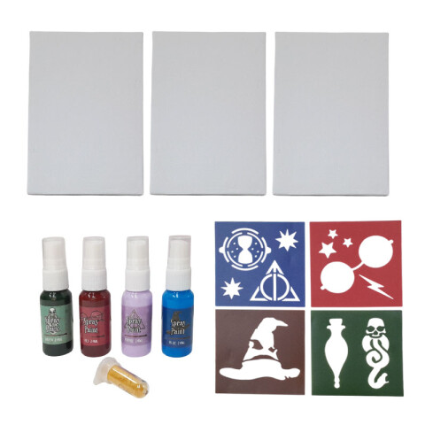 Kit de arte con pinturas en spray y lienzos DIY Kit De Arte Con Pinturas En Spray Y Lienzos Diy