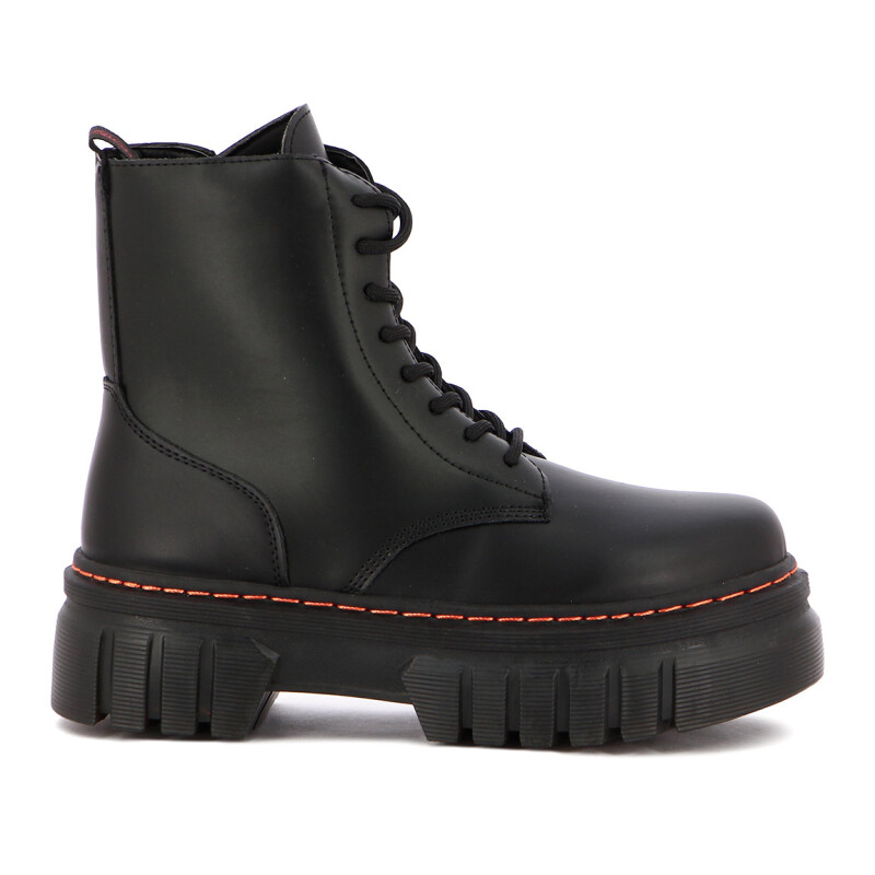 Botas Mujer Darkness Plataforma Negro