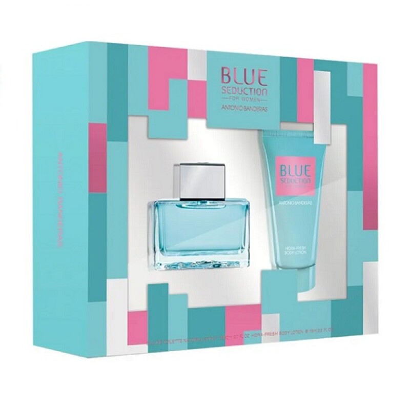 Perfume A. Banderas Blue Seduction Women 80ml+b. Lotion 75ml Perfume A. Banderas Blue Seduction Women 80ml+b. Lotion 75ml