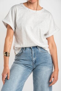 Remera Gris Melange