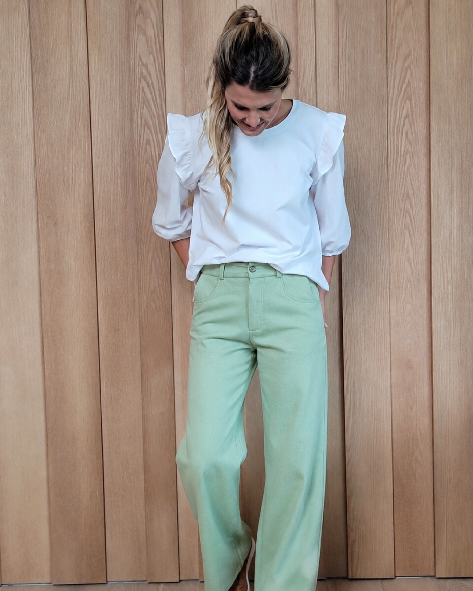 Pantalón Biarritz - Verde Malva 