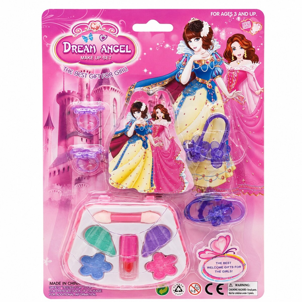 Set de Maquillaje Infantil Angel de Ensueño 6 Piezas 