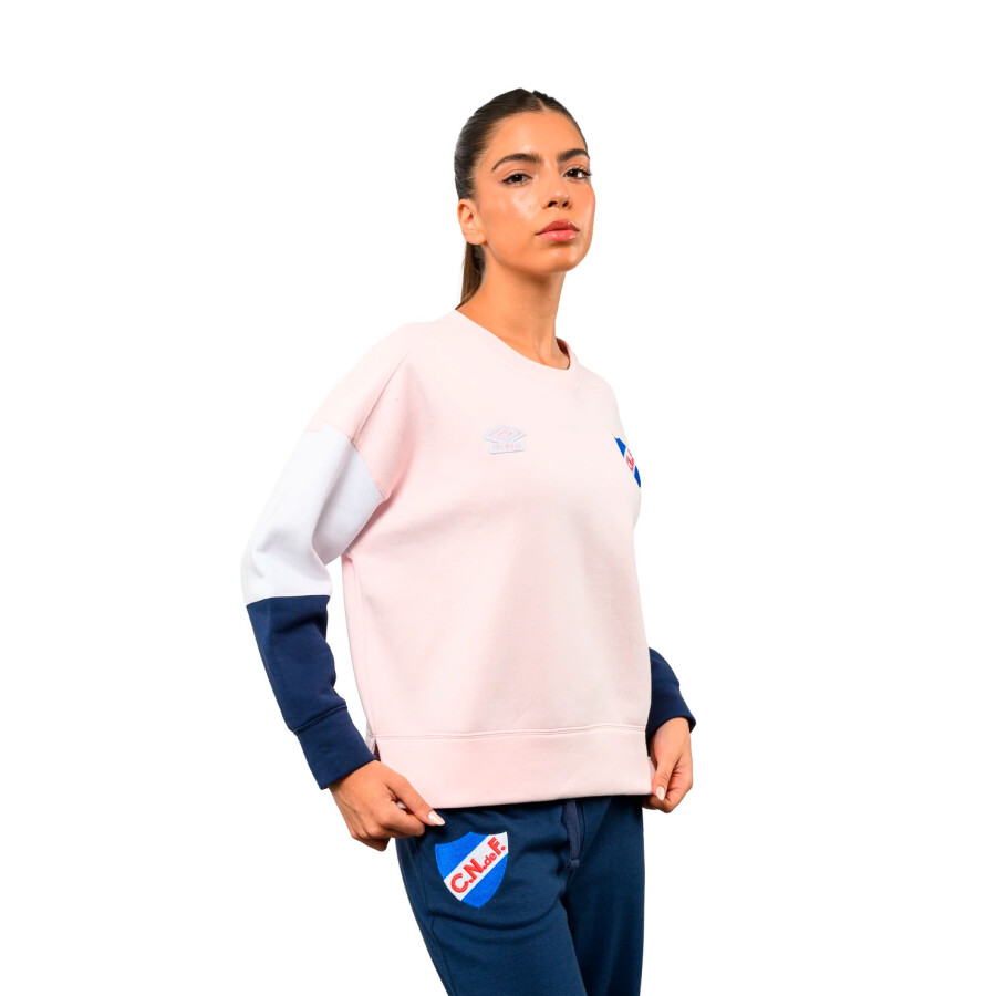 Buzo de Mujer Umbro Cozy Rosado - Blanco