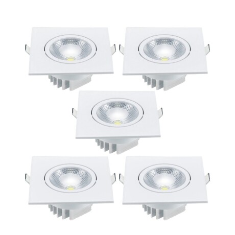 Spot de embutir LED x5 Ixec 5W tonalidad cálida Spot de embutir LED x5 Ixec 5W tonalidad cálida