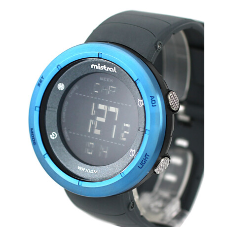 Reloj Mistral Deportivo Silicona Negro 0