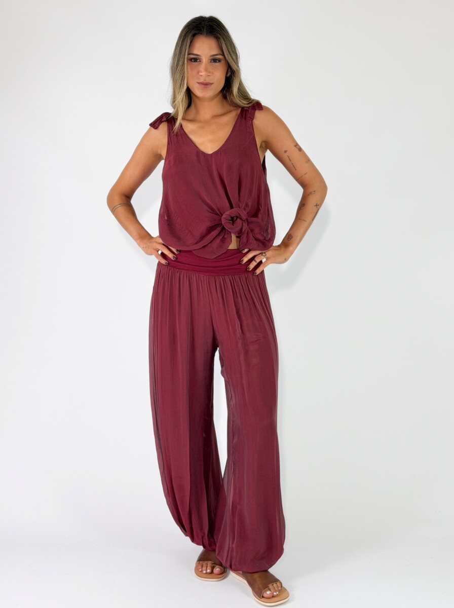 PANTALON JONDAL - BORDO 