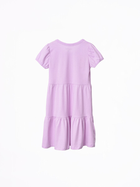 VESTIDO NIÑA MOÑA LILA