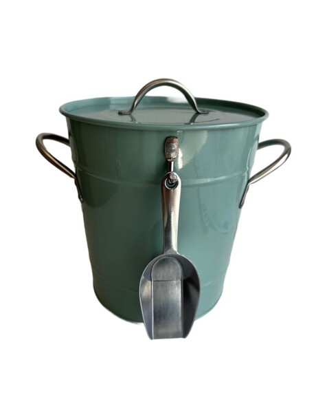 HIELERA CON PALA 19.5x16x20.5CM VERDE HIELERA CON PALA 19.5x16x20.5CM VERDE