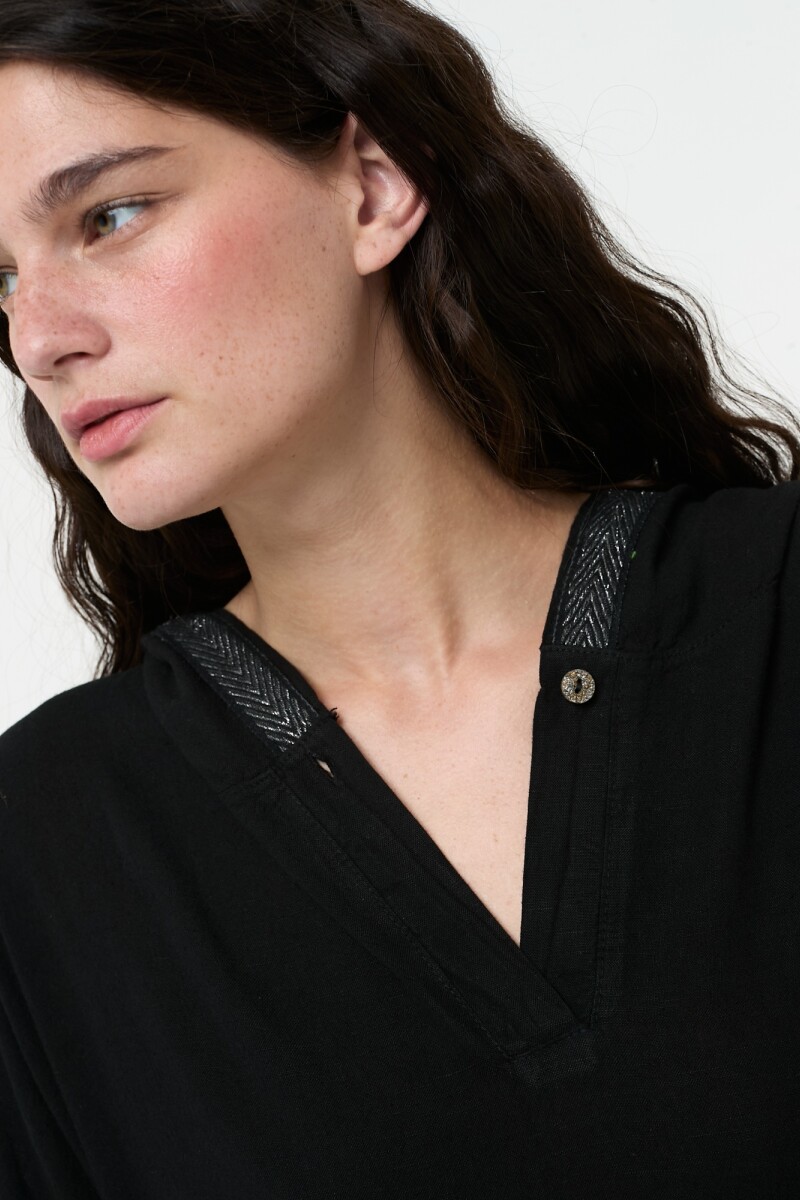 VESTIDO HOODIE Negro