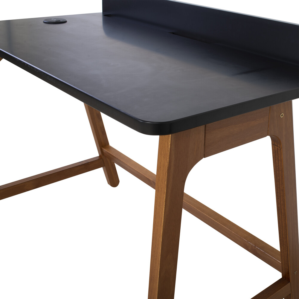 ESCRITORIO MDF-Y-MADERA NEGRO VOLT