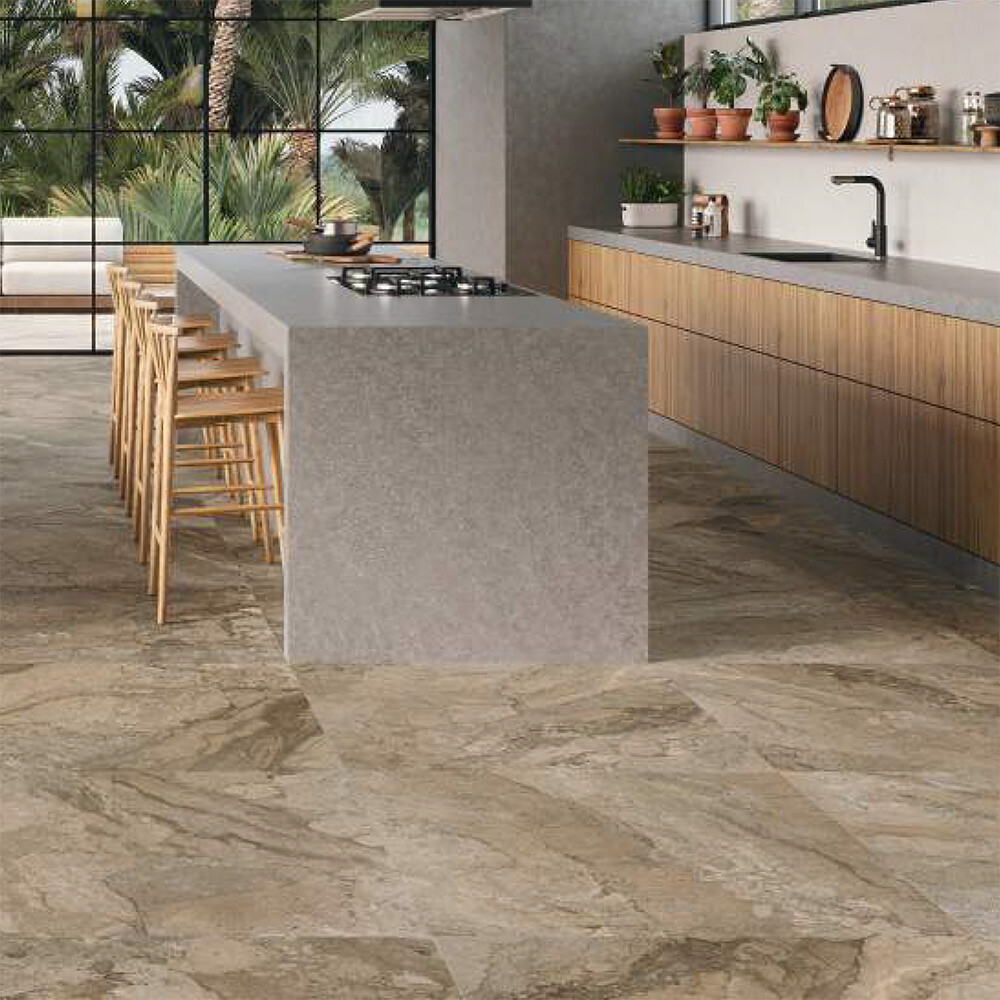 PORCELANATO ESMALTADO GRAVITY NOCE MATE RECTIFICADO "A"100X100 CM Porcelanato Esmaltado Gravity Noce Mate Rectificado "a"100x100 Cm