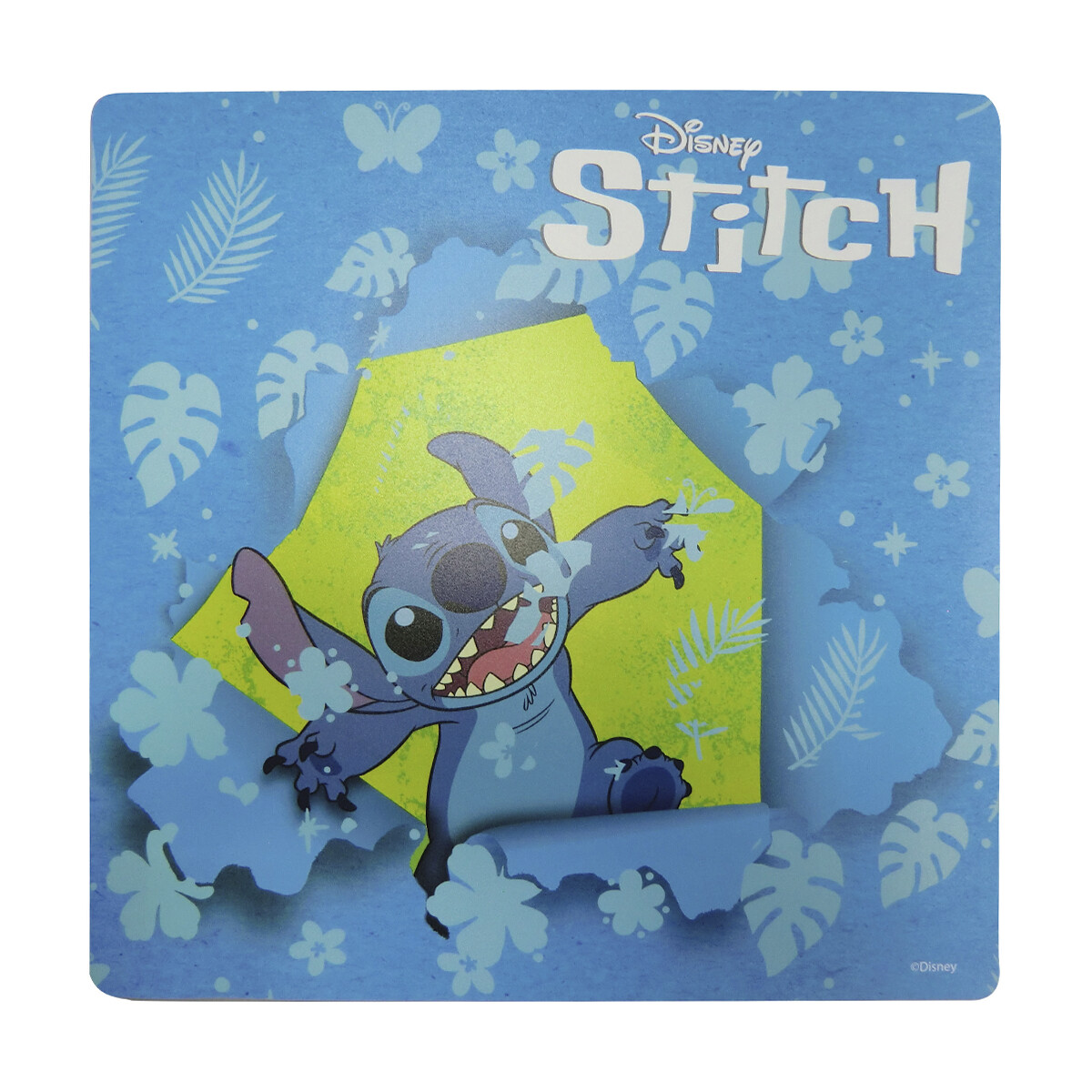 Individual Plástico Stitch 30 x 30 cm - CELESTE 