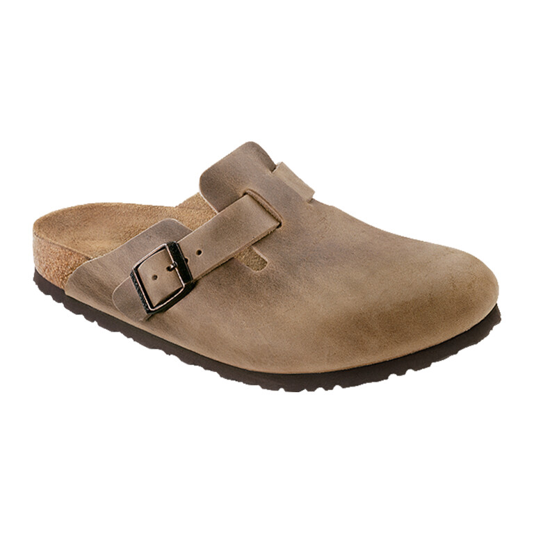 Zueco Boston Oiled Leather - Regular Marron