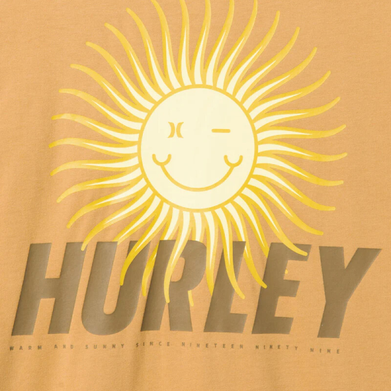 Remera Hurley Everyday Explore Happy Sun - Naranja Remera Hurley Everyday Explore Happy Sun - Naranja