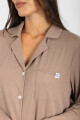 Camisola ribb yummy liso ml Marron
