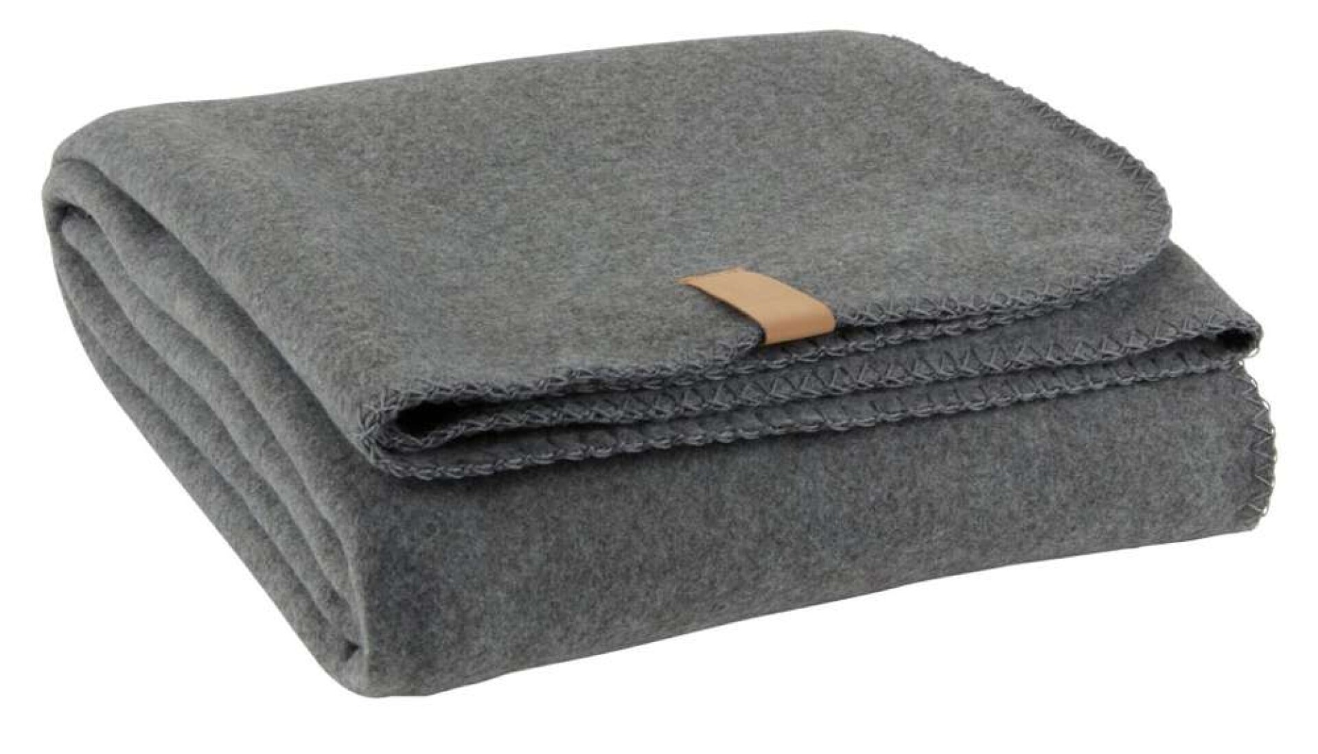 Manta throw DAGLILJE 130x170 gris oscuro - Gris oscuro 
