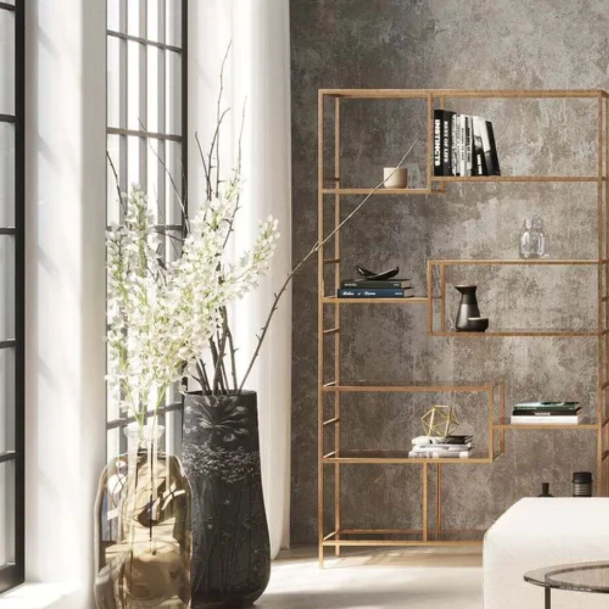 BIBLIOTECA LOFT GOLD Bronce 