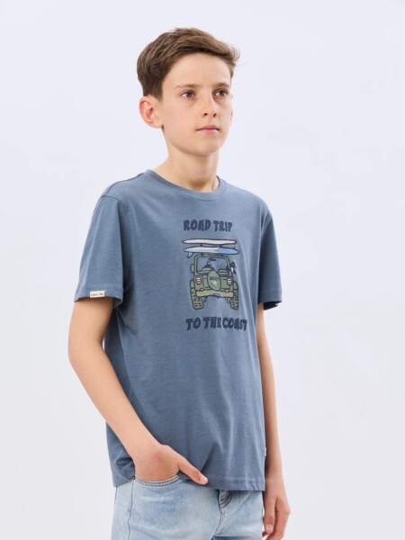 T-SHIRT LEGACY 6190 M.C road trip PIEDRA